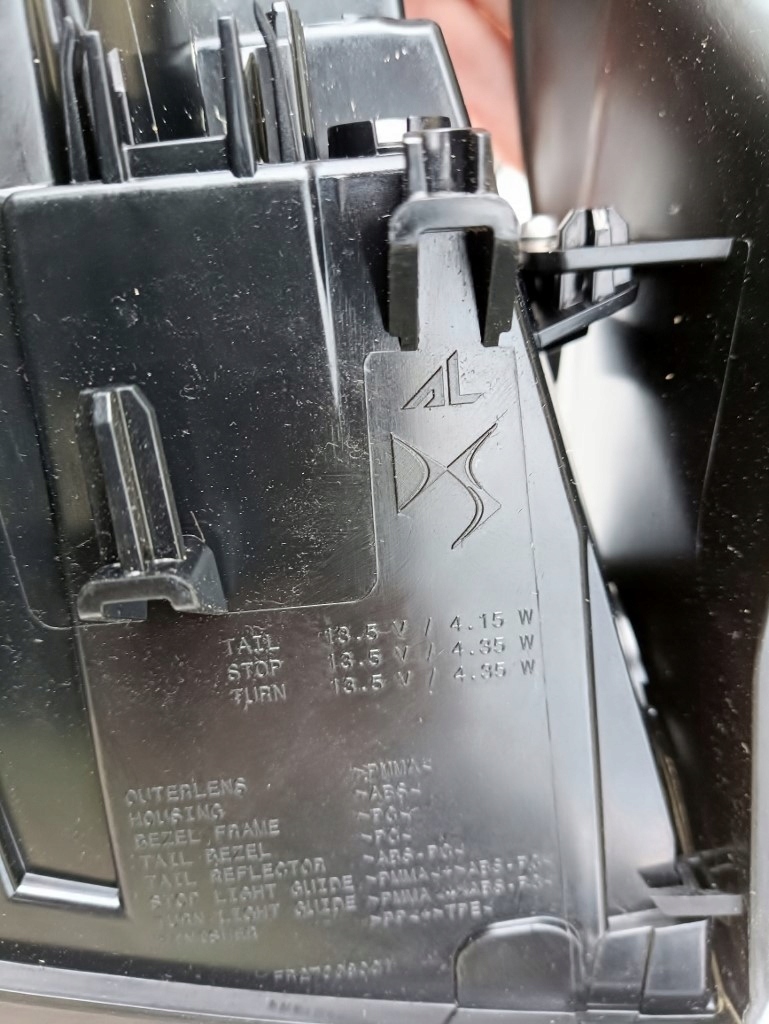 Citroen DS4 Rückleuchte 9816931980 Rearlamp - Thumbnail 6