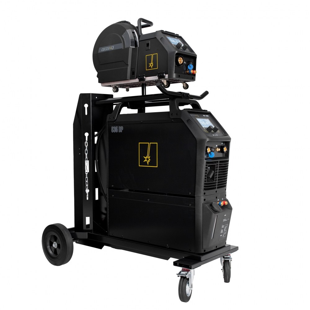Spawarka SPARTUS ProMIG 535 DP CHŁODNICA PODAJNIK WÓZEK UCHWYT SPP501 400V