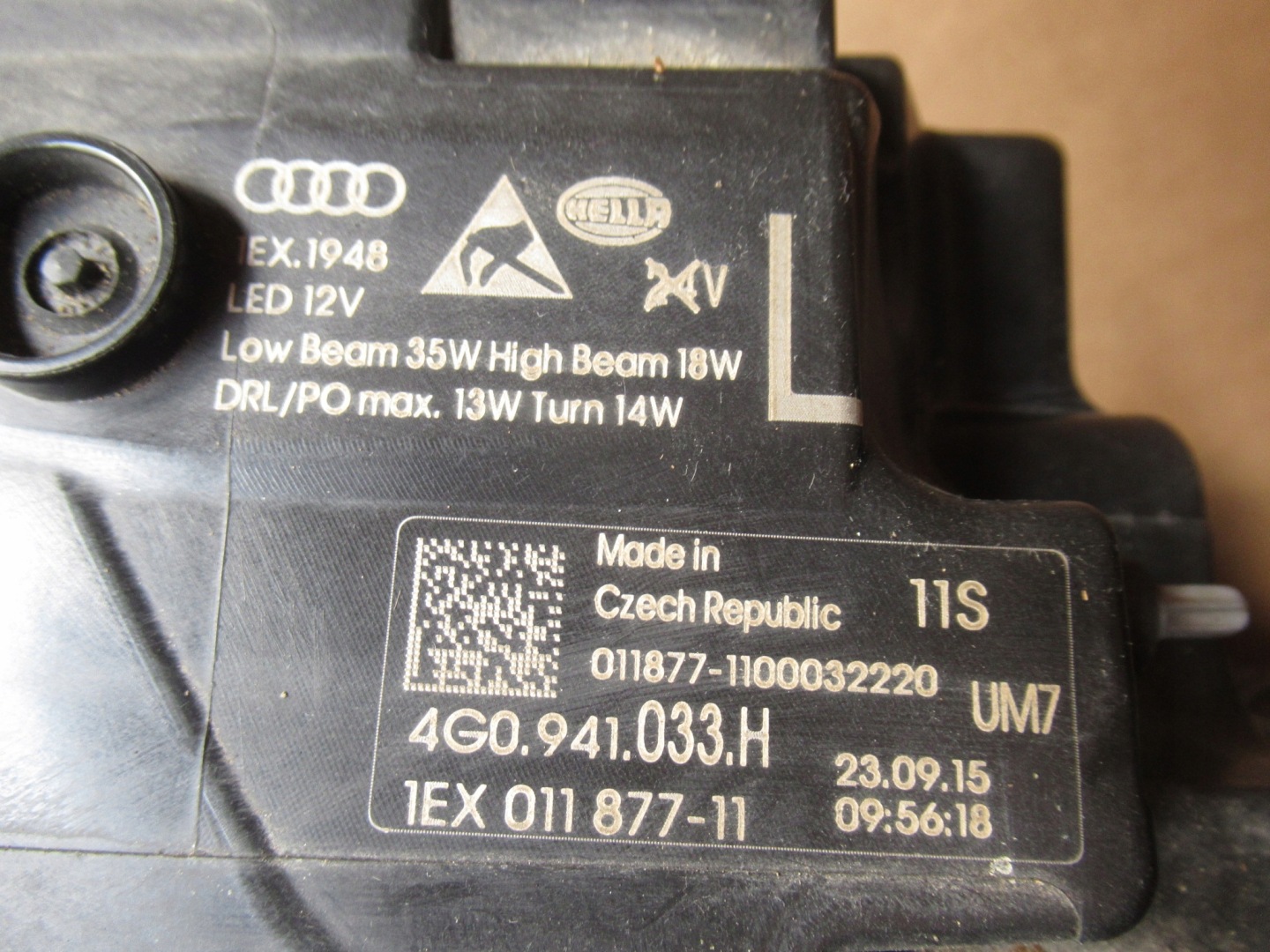 Frontscheinwerfer Audi A6 4G0941033H Matrix LED Links Scheinwerfer Headlight - Thumbnail 11