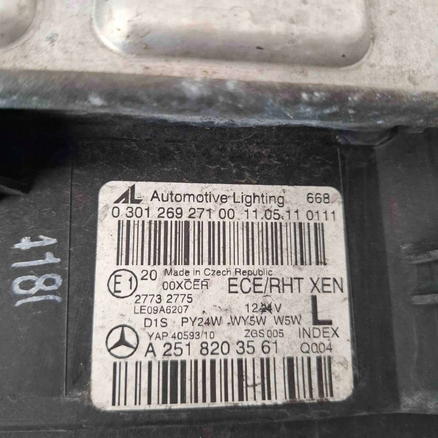Frontscheinwerfer Mercedes-Benz R-Klasse W251 A2518203561 LED Links Headlight - Thumbnail 9