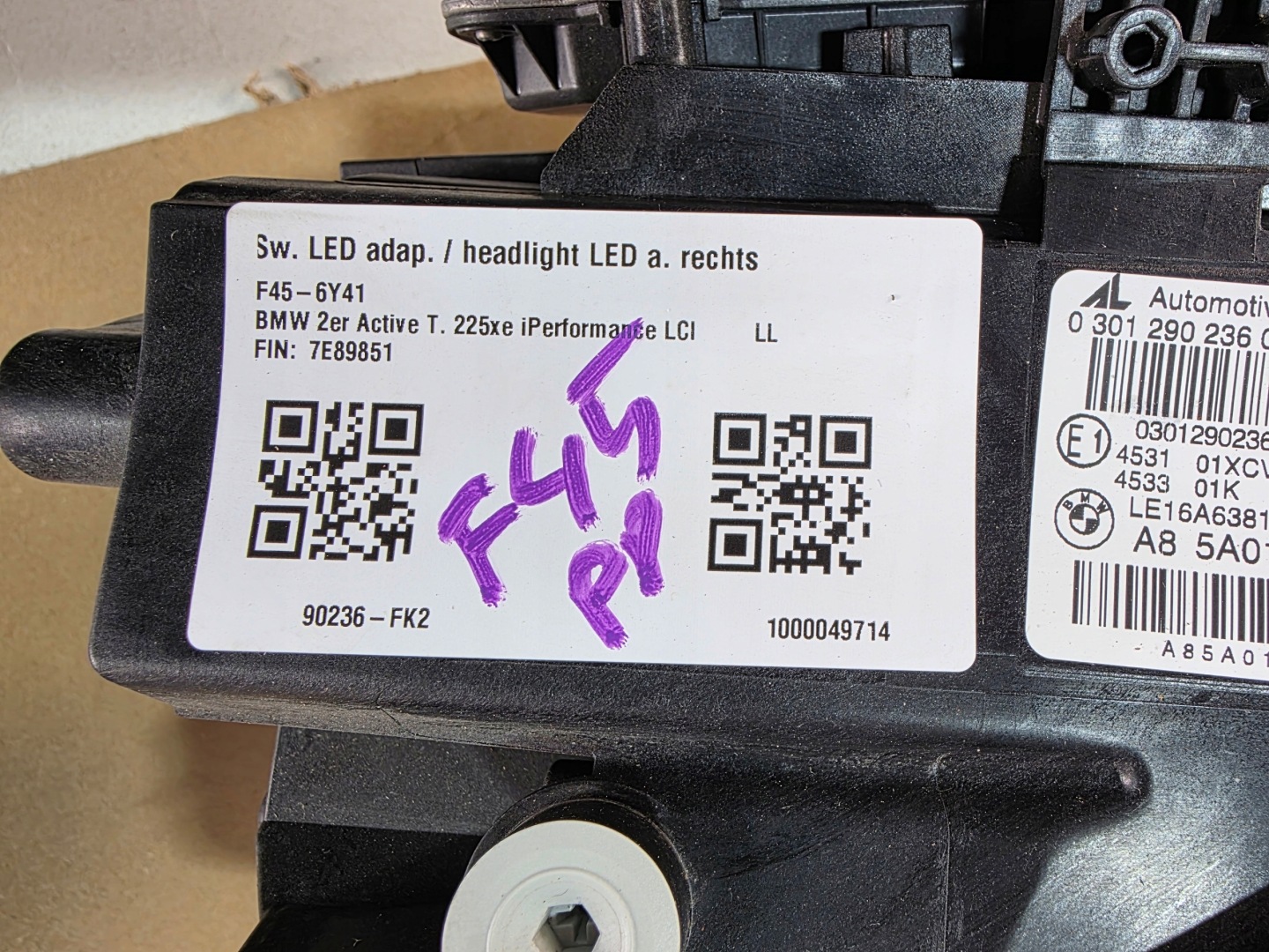 Frontscheinwerfer BMW 2 F44 5A017B5 LED ADAPTIVE Links Scheinwerfer Headlight - Thumbnail 11