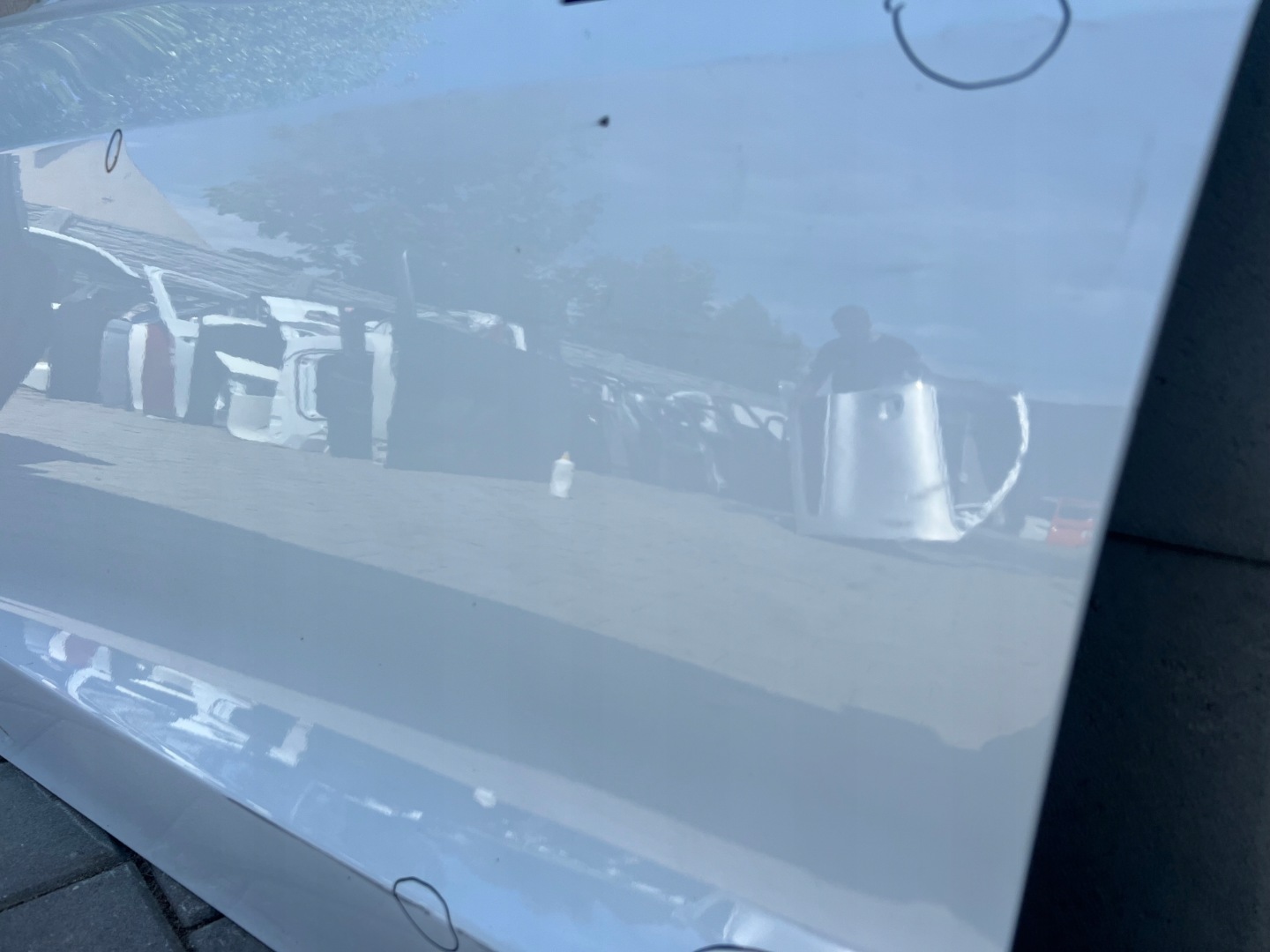 Tesla Model 3 003 Tür Vorne Links Door Porta Porte - Thumbnail 3