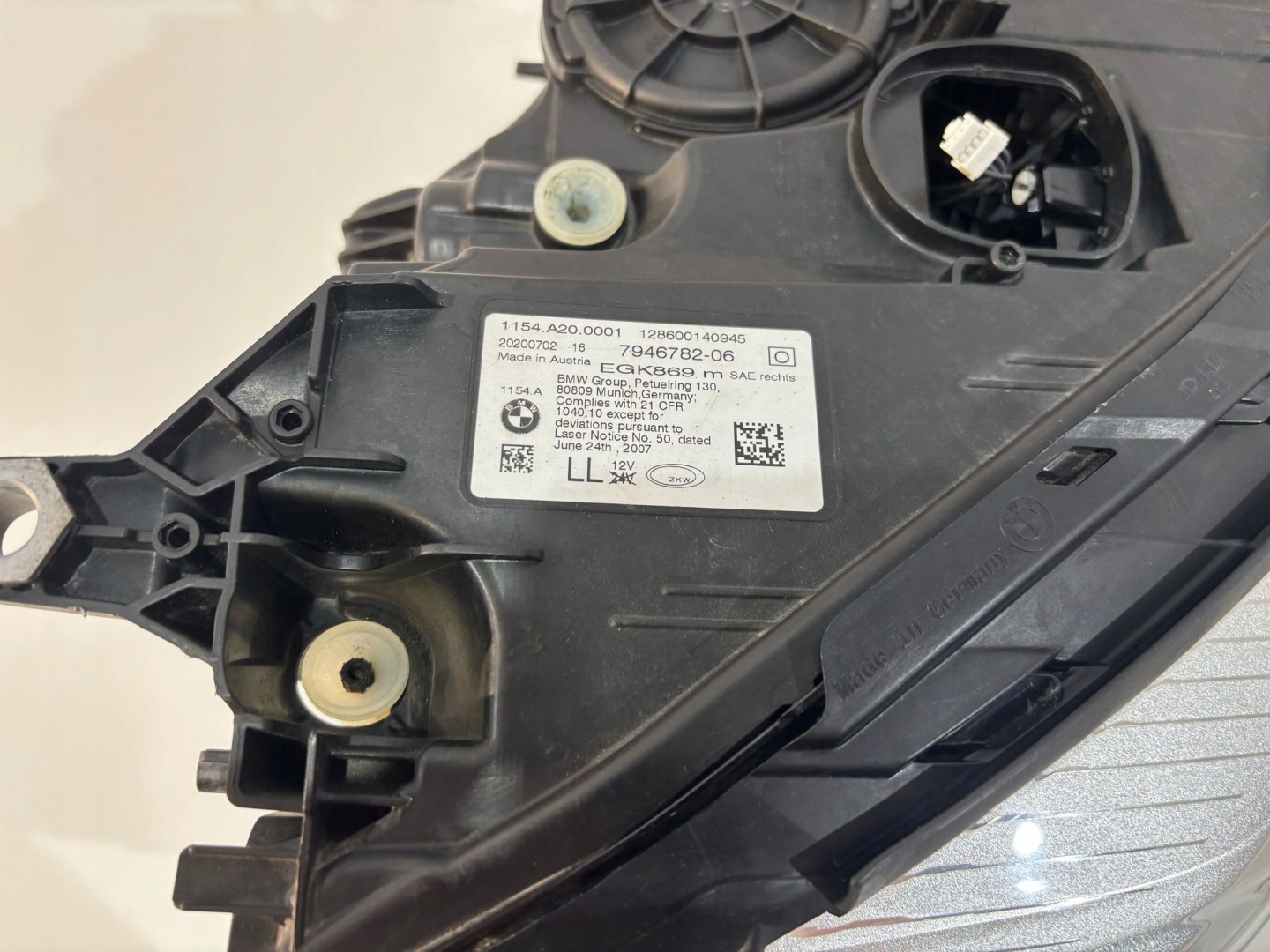 Frontscheinwerfer BMW 7 G12 7946782 Facelift Laser Rechts Scheinwerfer Headlight - Thumbnail 9