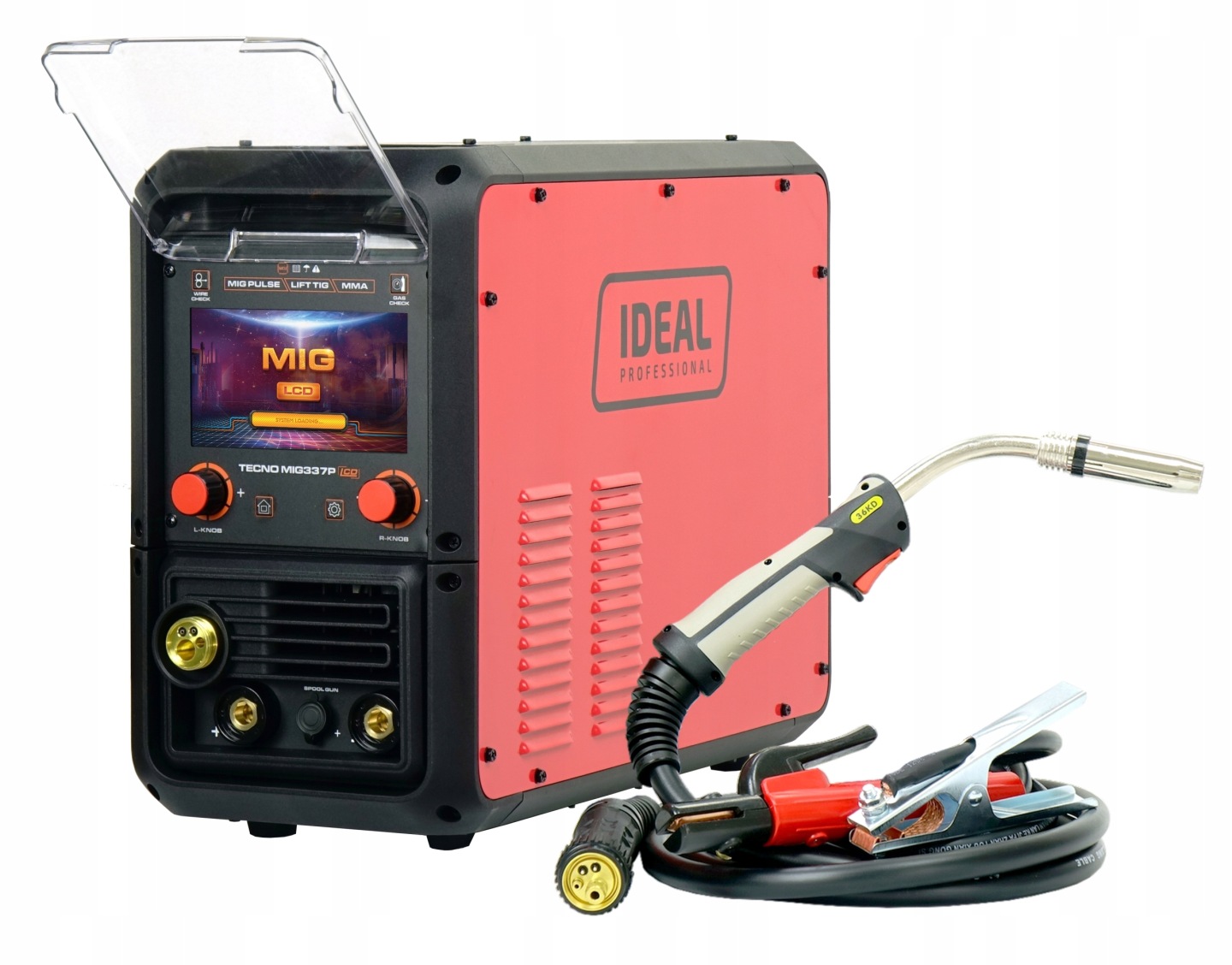 SPAWARKA IDEAL TECNO MIG 337 PULSE SYNERGIC LCD 400V 300A MAG