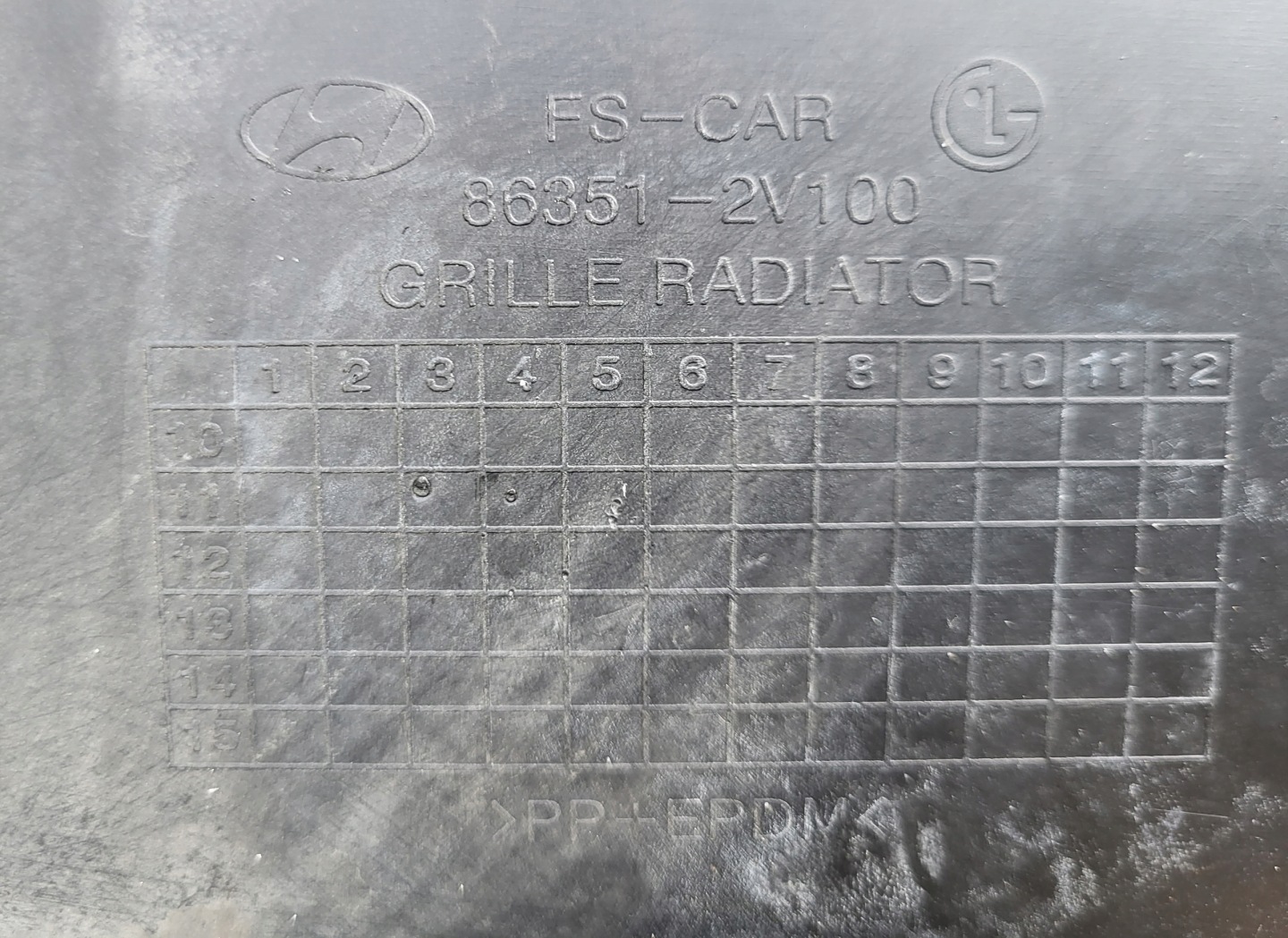 Hyundai Veloster FS Kühlergrill FRONTGRILL Kühlergitter - Thumbnail 12