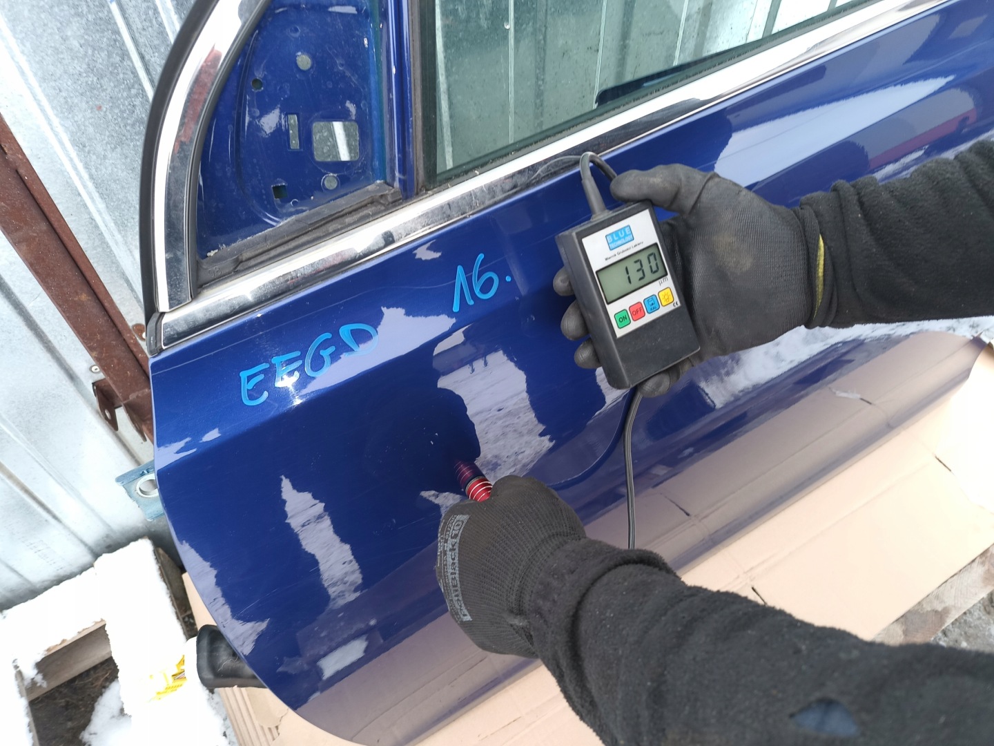Peugeot 308 F Tür Vorne Links Door Porta Porte - Thumbnail 6