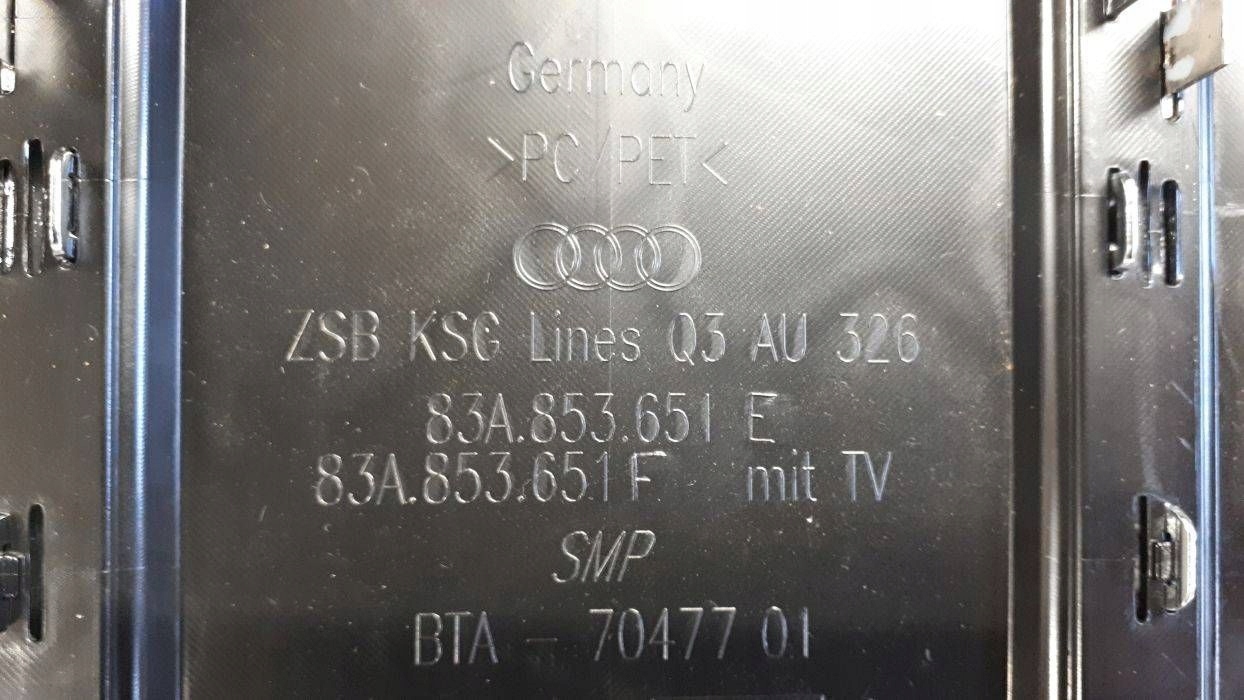 Audi Q3 Kühlergrill FRONTGRILL Kühlergitter 83A853651E - Thumbnail 9