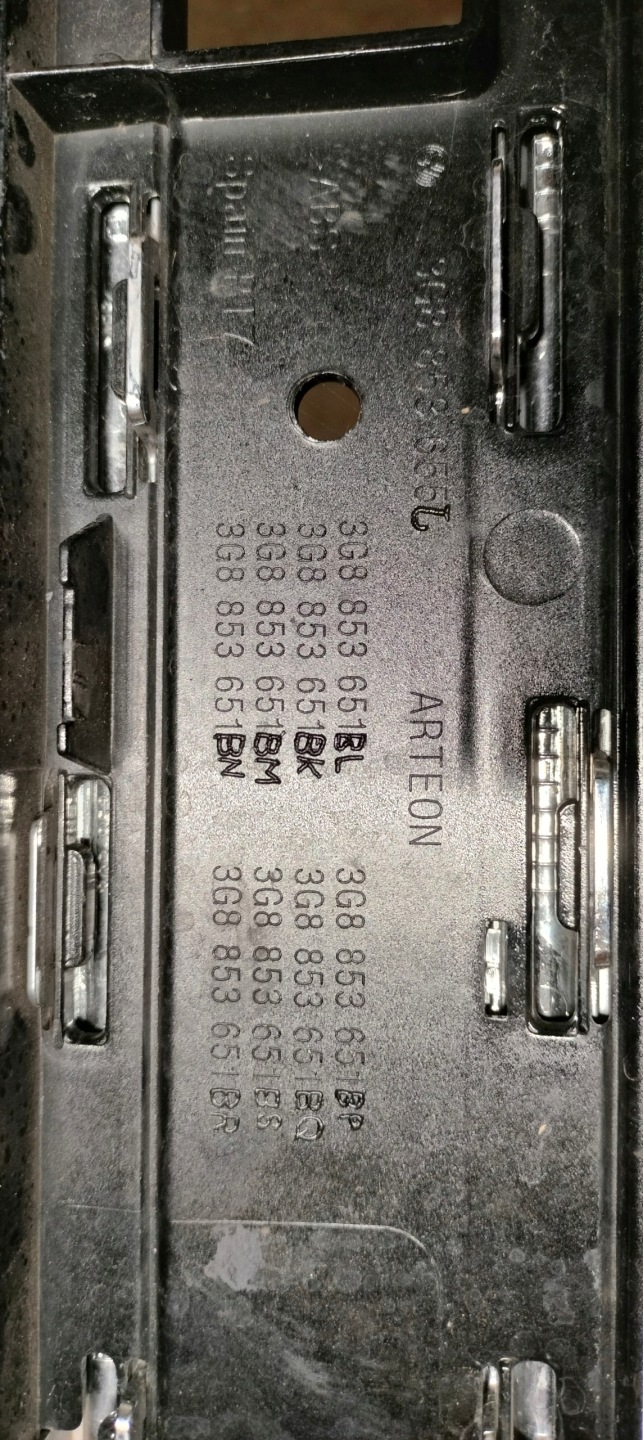 VW Arteon 3H Kühlergrill FRONTGRILL Kühlergitter 3G8853651 - Thumbnail 9