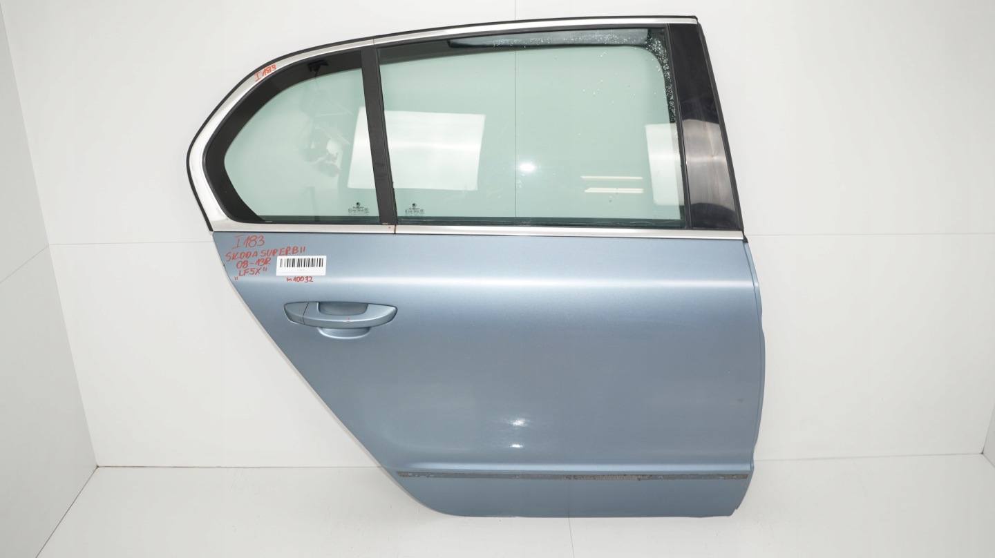 Skoda Superb 3U Tür Hinten Rechts Door Porta Porte - Thumbnail 1