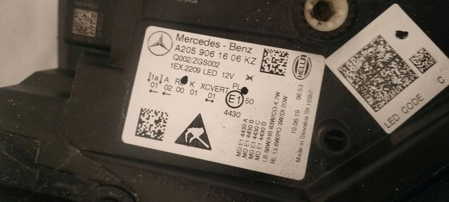 Frontscheinwerfer Mercedes-Benz C-Klasse W205 A2059061606 LED Links Headlight - Thumbnail 8