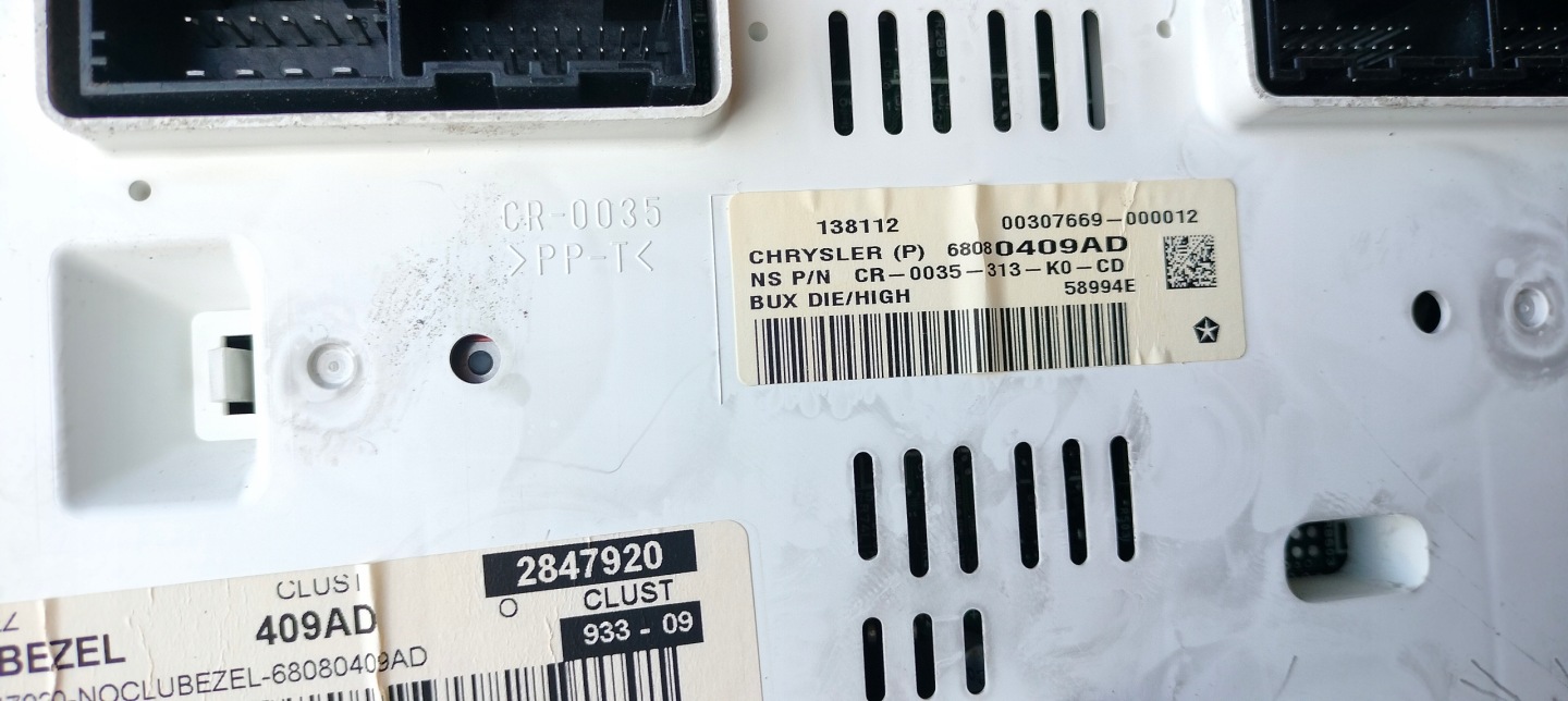Jeep Compass MX 68080409AD Screen Kombiinstrument Tacho - Thumbnail 4