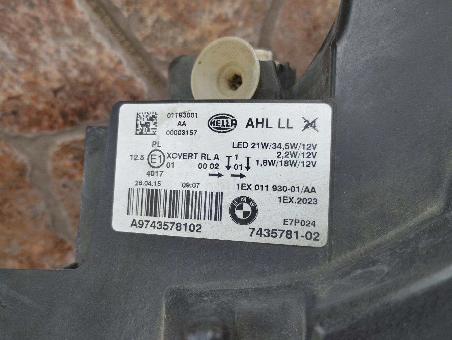 Frontscheinwerfer BMW 1 F21 2015201 LED ADAPTIVE Links Scheinwerfer Headlight - Thumbnail 8