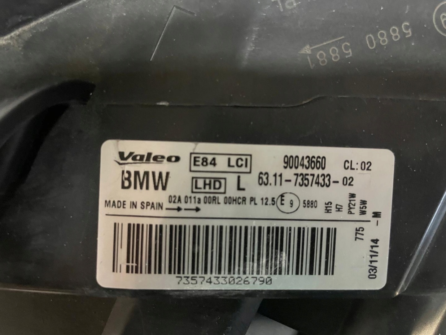 Frontscheinwerfer BMW X1 E84 7357433 Facelift LCI Links Scheinwerfer Headlight - Thumbnail 10