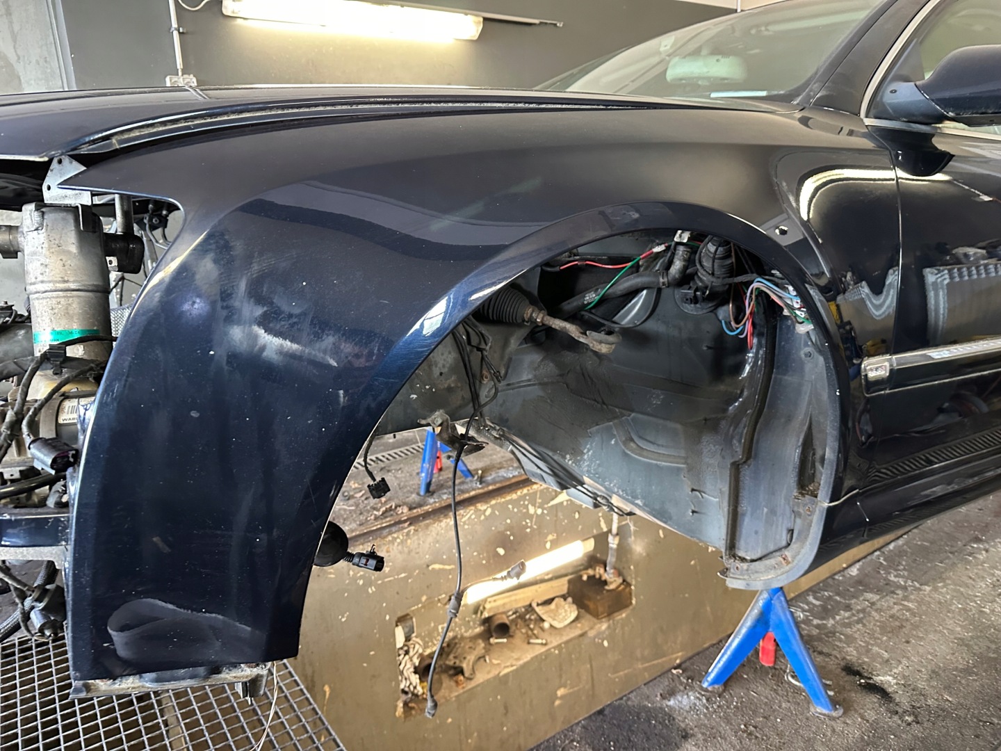 Kotflügel Audi A8 Vorne Links Fender Parafanghi Ailes - Thumbnail 1