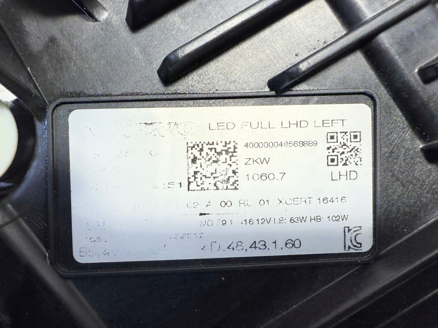 Frontscheinwerfer Volvo XC60 31656560 LED Links Scheinwerfer Headlight - Thumbnail 10