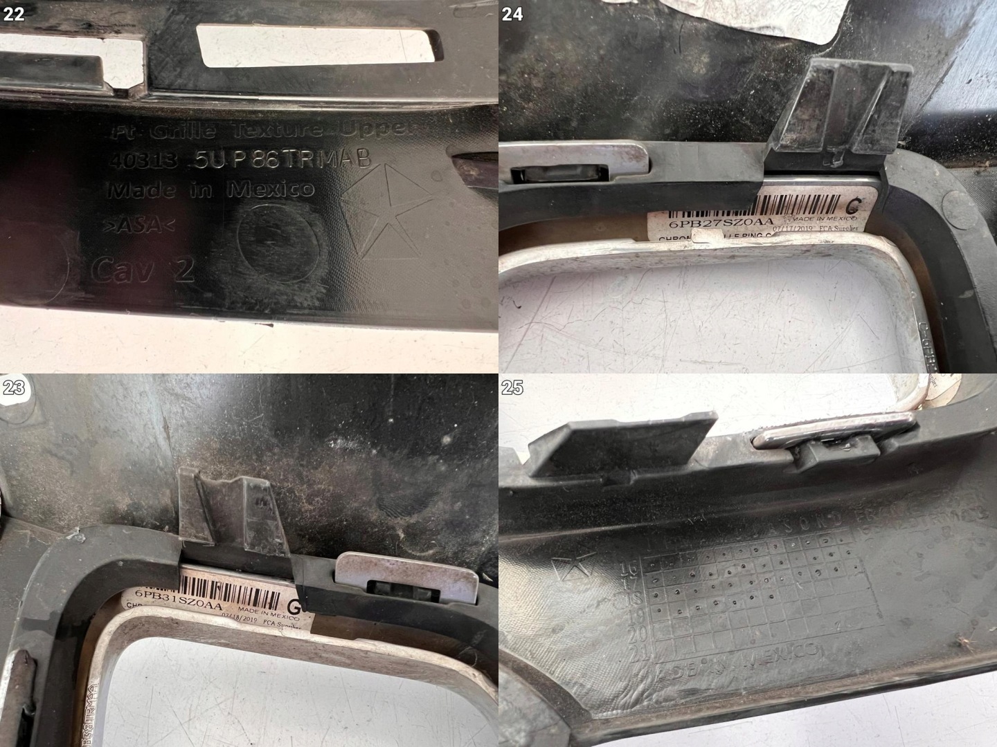 Jeep Compass MX Kühlergrill FRONTGRILL Kühlergitter 4010130006 - Thumbnail 11