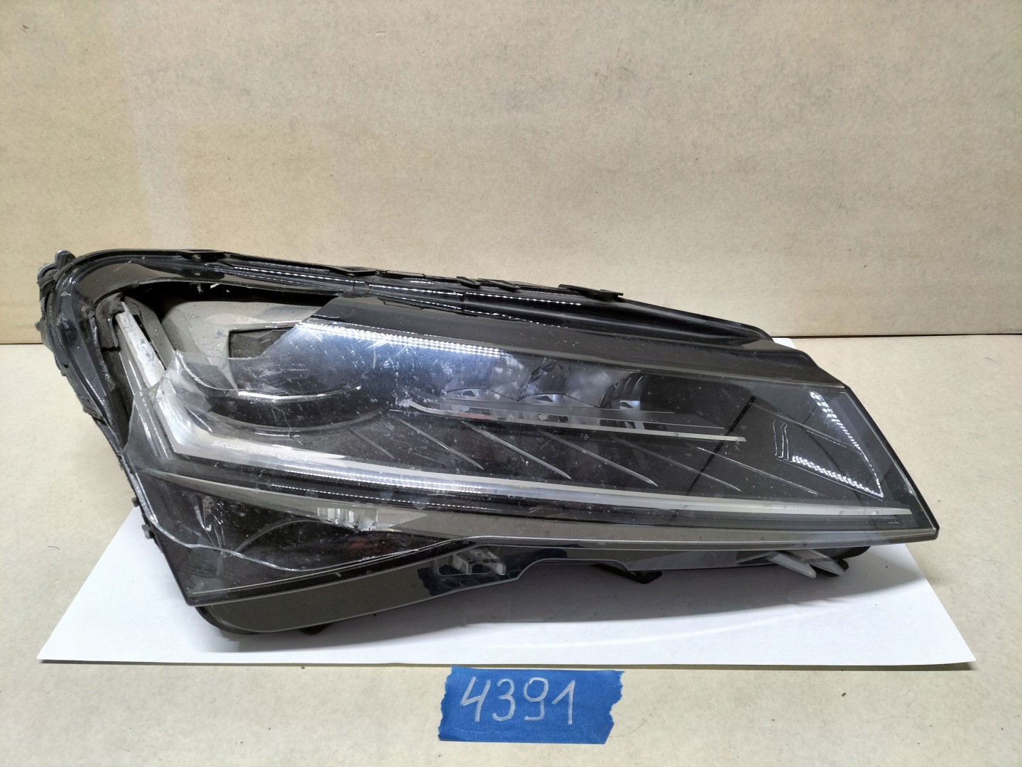 Frontscheinwerfer Skoda Superb 3U 3V1941016D LED Rechts Scheinwerfer Headlight - Thumbnail 1