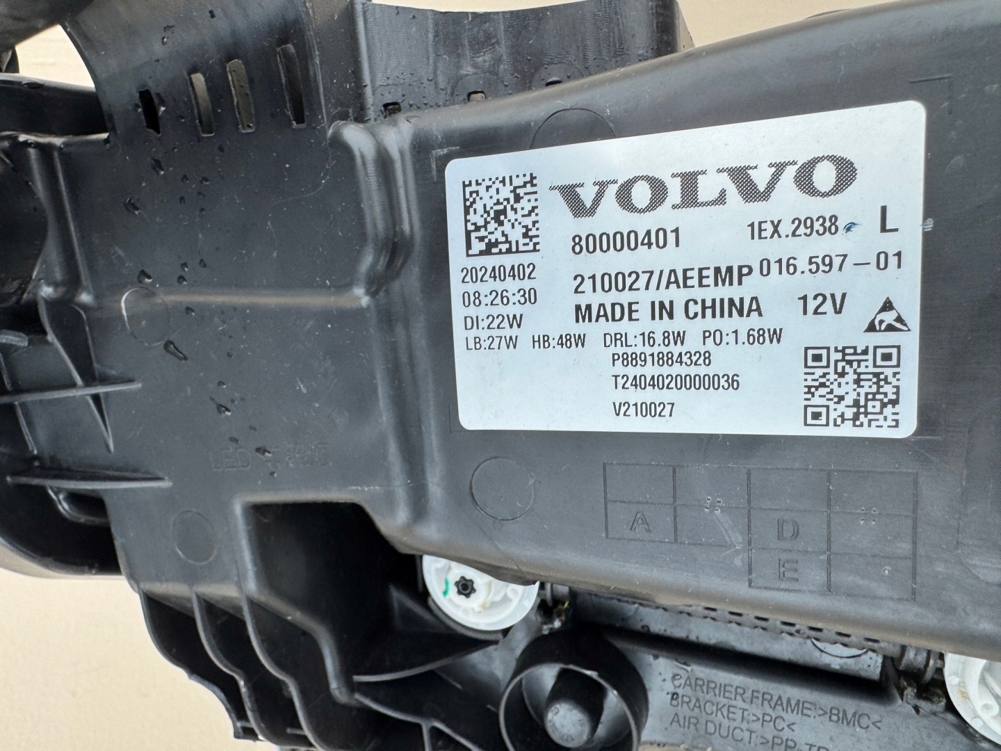 Frontscheinwerfer Volvo EX30 80000401 LED Links Scheinwerfer Headlight - Thumbnail 12