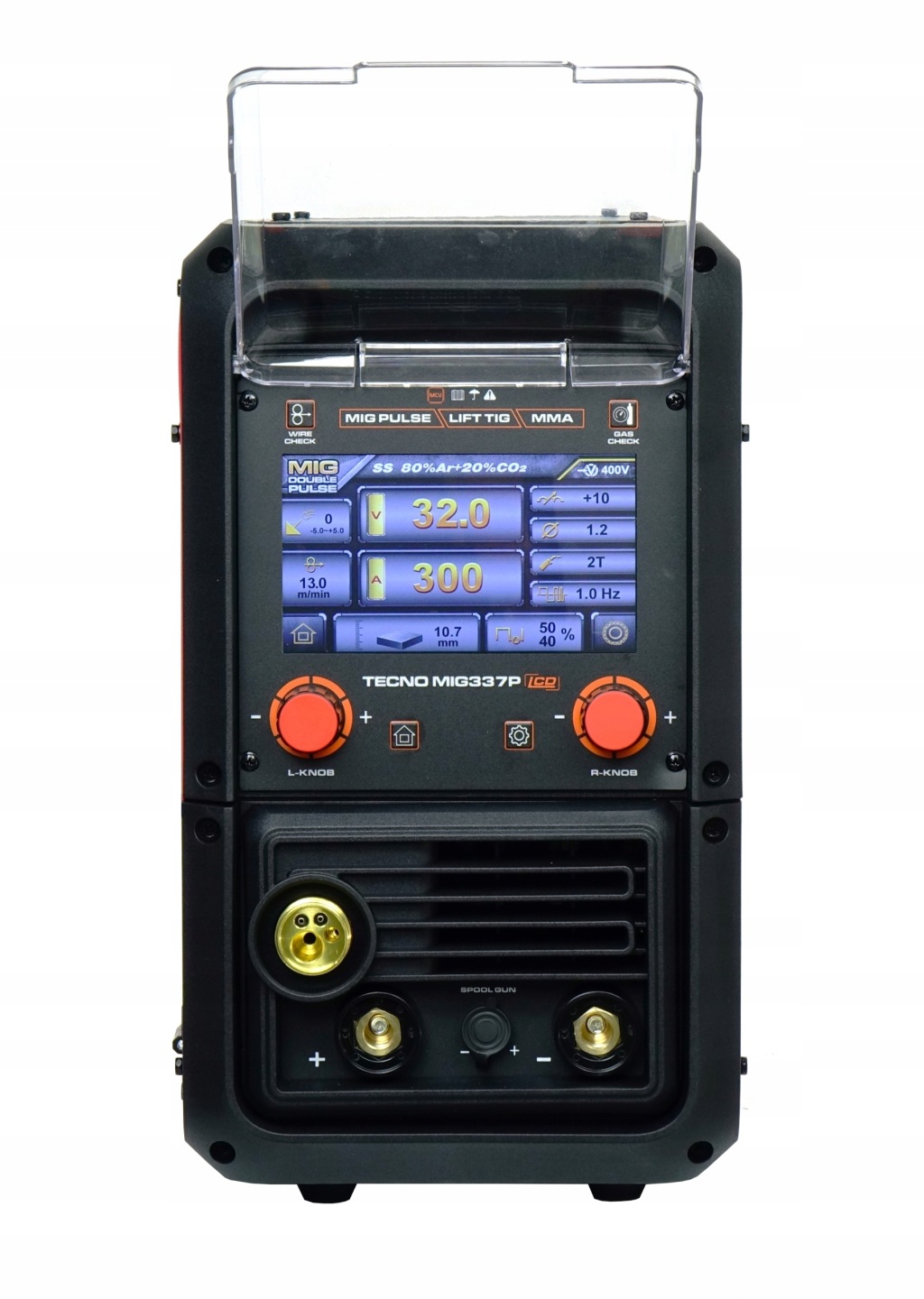 SPAWARKA IDEAL TECNO MIG 337 PULSE SYNERGIC LCD 400V 300A MAG