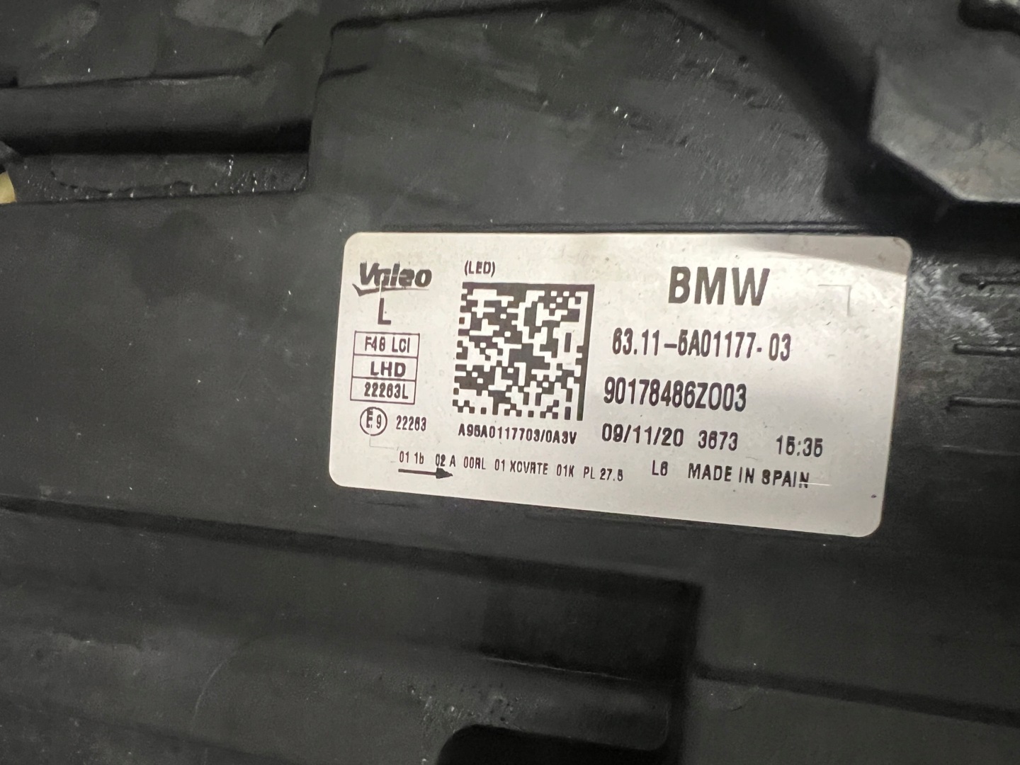 Frontscheinwerfer BMW X1 F48 5A01178 LED ADAPTIVE Links Scheinwerfer Headlight - Thumbnail 11