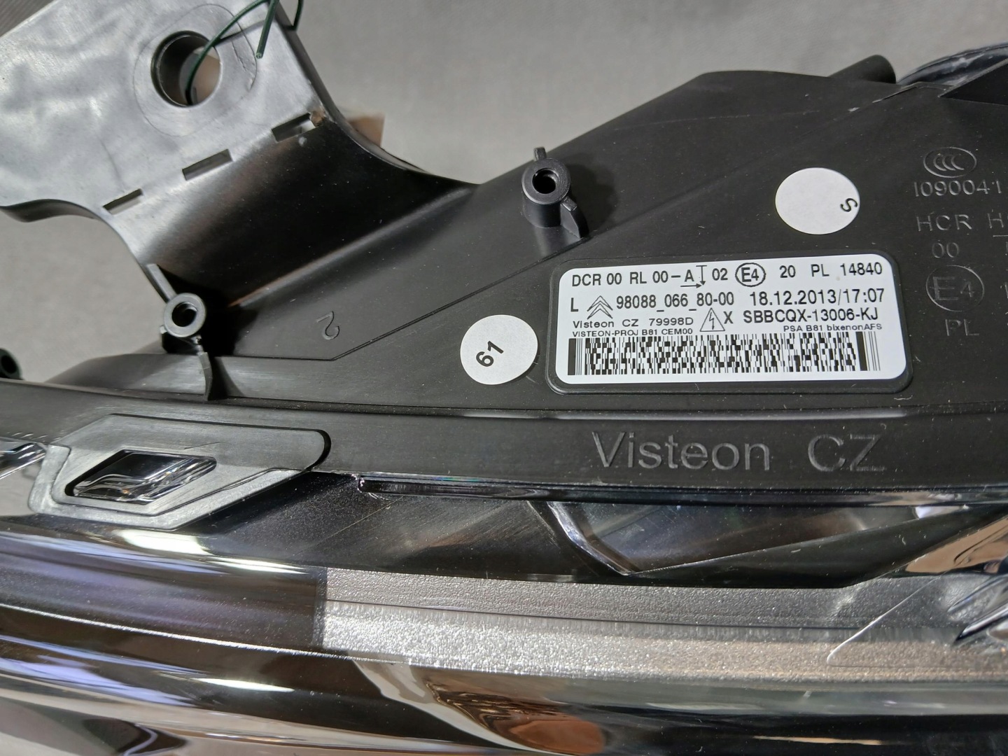 Frontscheinwerfer Citroen DS5 9808806680 Bi-Xenon Links Scheinwerfer Headlight - Thumbnail 8