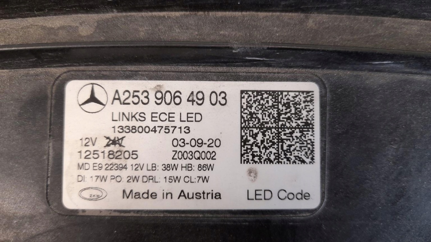 Frontscheinwerfer Mercedes-Benz GLC W253 Multibeam LED Links Headlight - Thumbnail 7