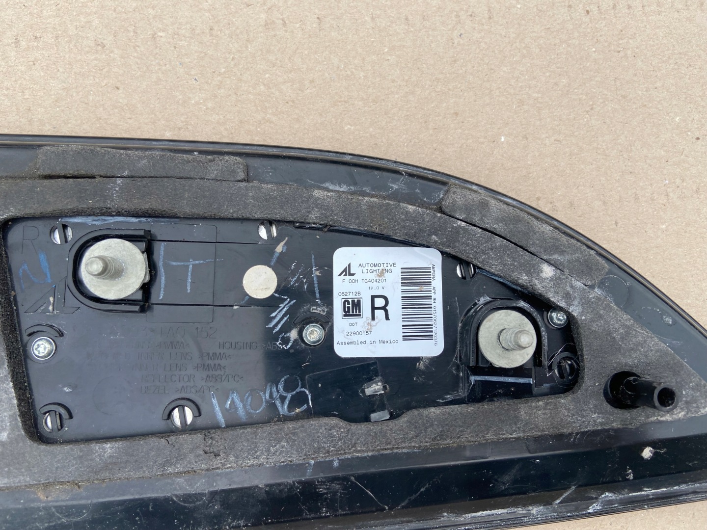 Opel Ampera Rückleuchte 22900157 Rearlamp - Thumbnail 3