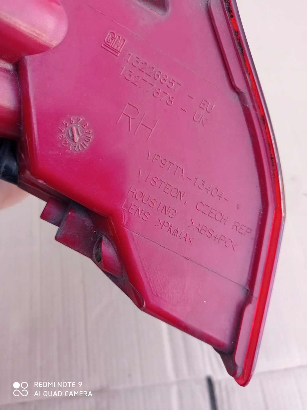 Opel Insignia Rückleuchte Rearlamp - Thumbnail 5