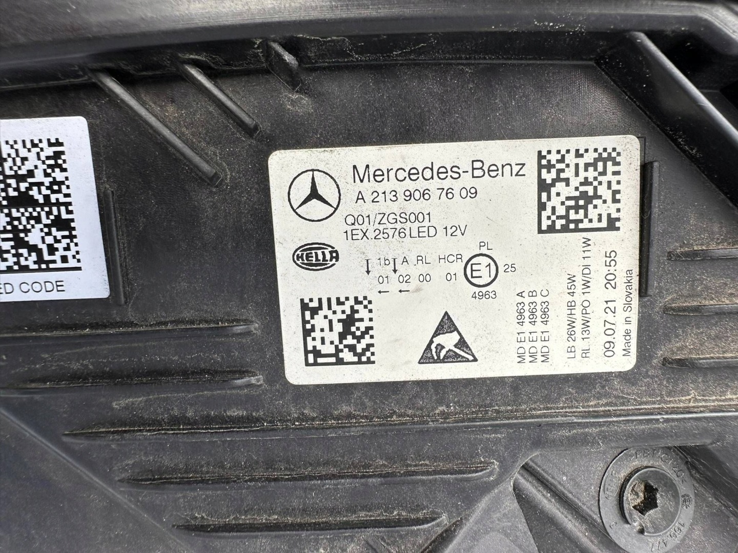 Frontscheinwerfer Mercedes-Benz E-Klasse W213 A2139067609 LED Rechts Headlight - Thumbnail 7
