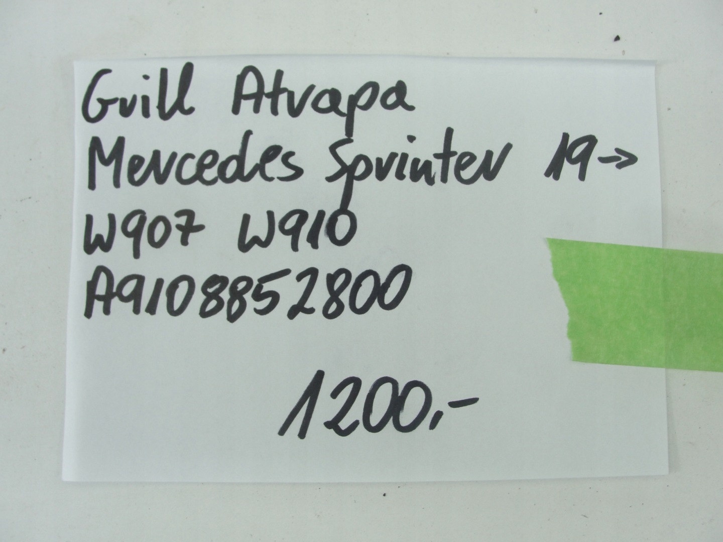 Mercedes-Benz Sprinter W910 Kühlergrill FRONTGRILL Kühlergitter A9108852800 - Thumbnail 11