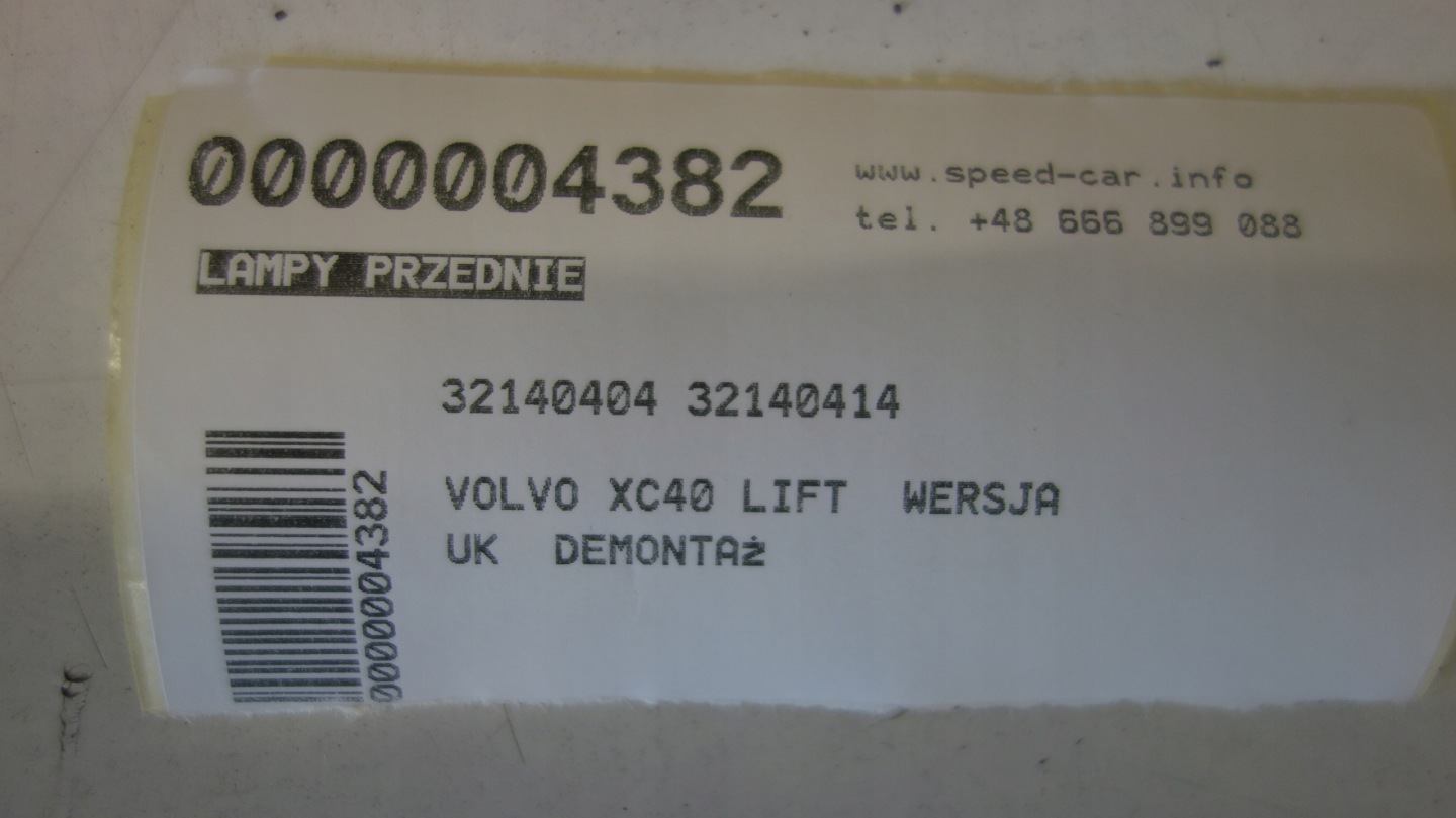 Frontscheinwerfer Volvo XC40 32140414 Facelift LED Links Scheinwerfer Headlight - Thumbnail 6