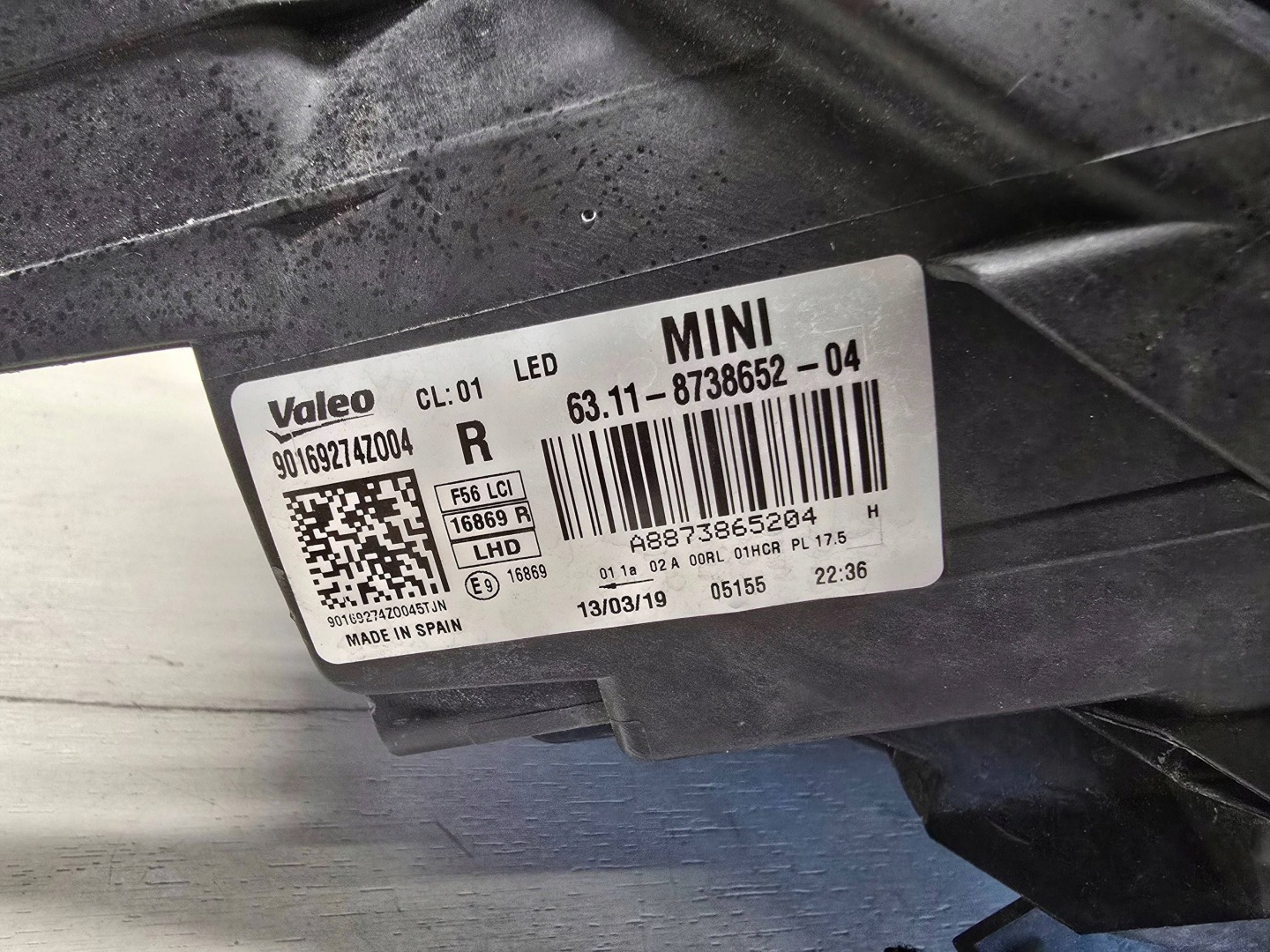 Frontscheinwerfer Mini MINI F55 8738652 LED Rechts Scheinwerfer Headlight - Thumbnail 7