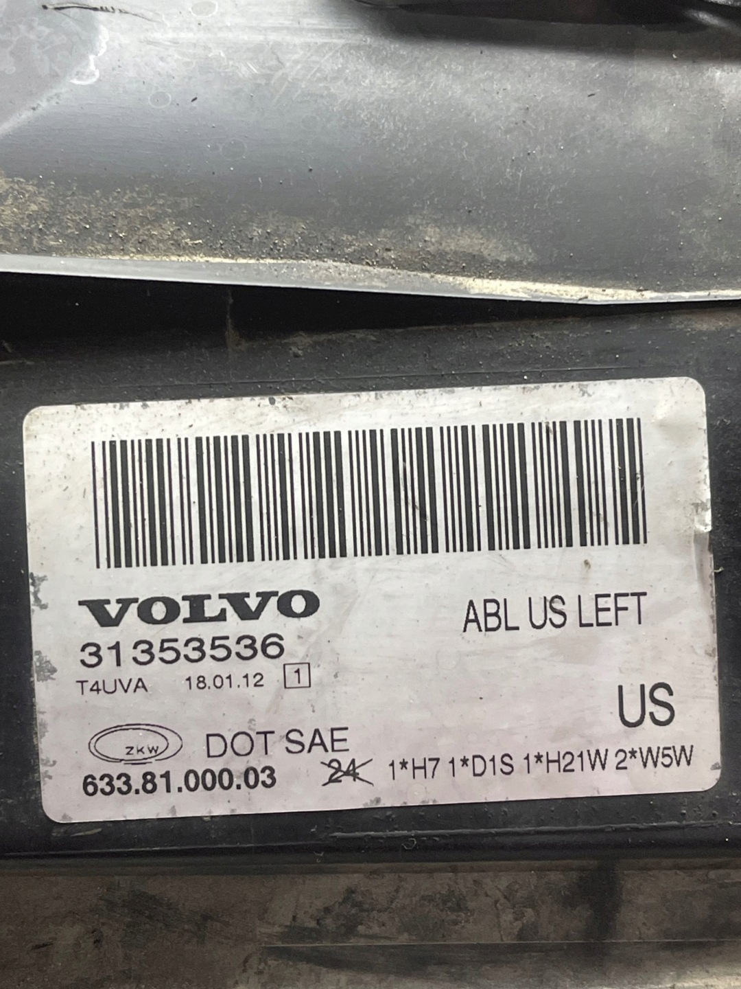 Frontscheinwerfer Volvo S70/V70/XC70 XC70 31353536 LED Links Headlight - Thumbnail 5