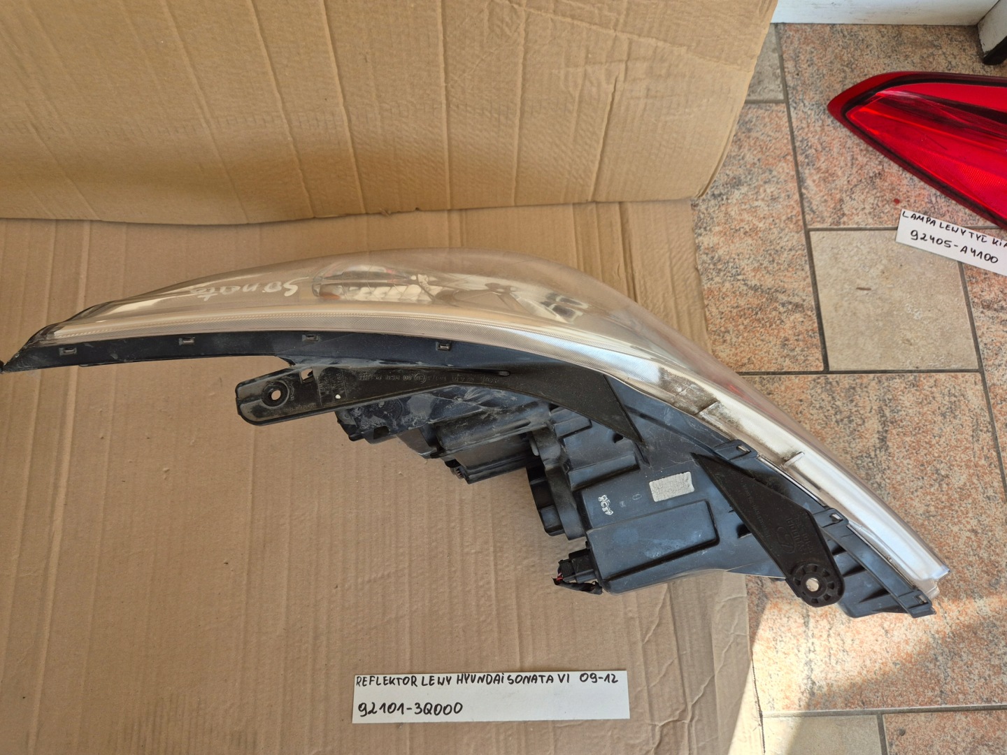 Frontscheinwerfer Hyundai Sonata EF 921023Q000 LED Links Scheinwerfer Headlight - Thumbnail 11
