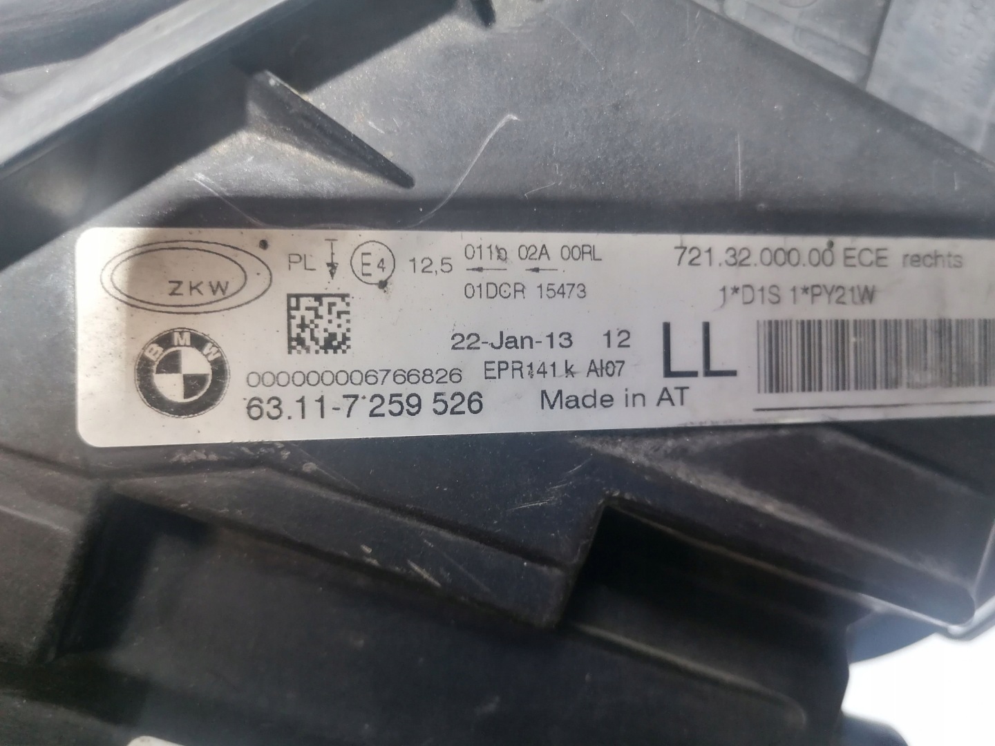 Frontscheinwerfer BMW 3 F31 7314532 Xenon Rechts Scheinwerfer Headlight - Thumbnail 8
