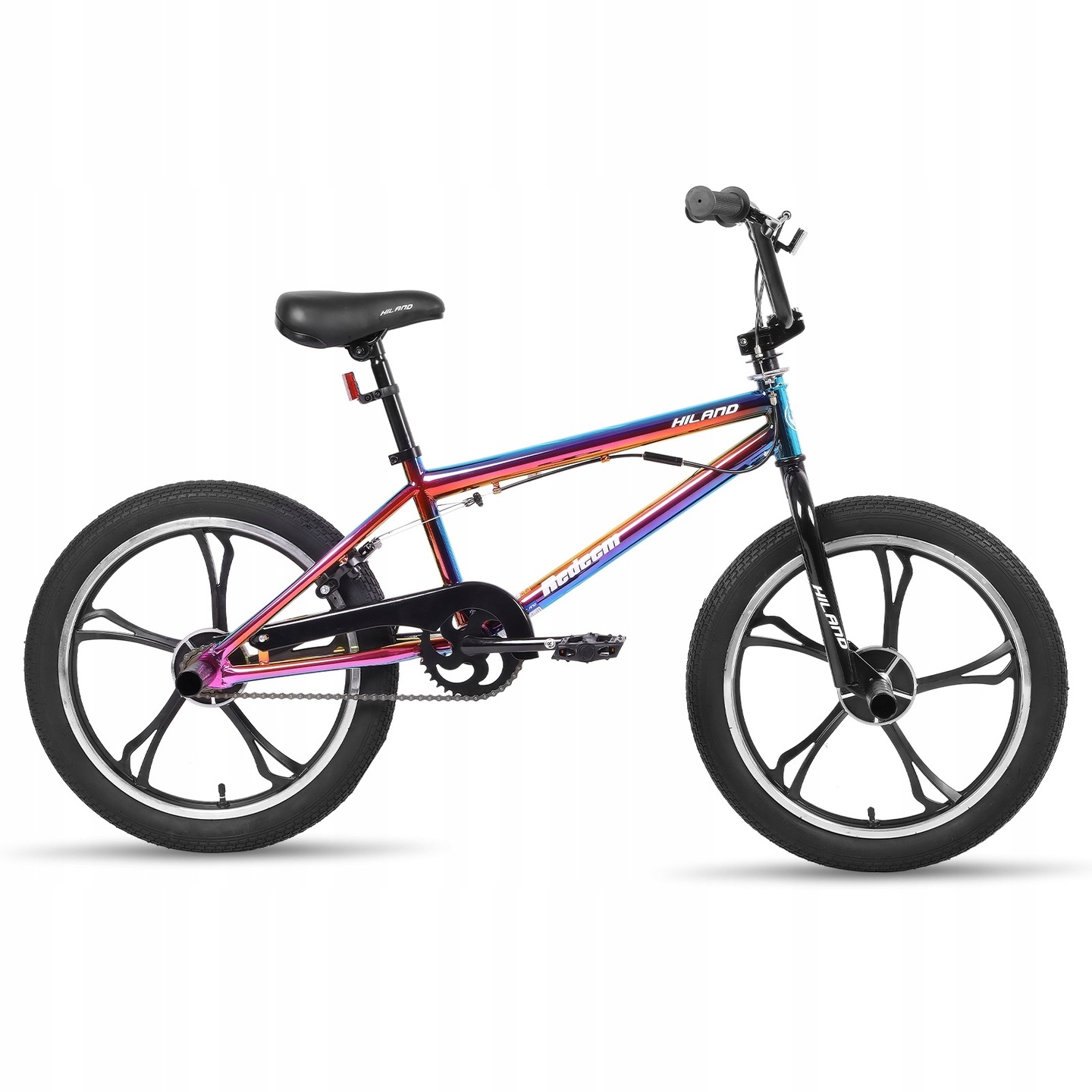 20 Inch 5 Spoke Freestyle BMX Bike 360° Rotor 4 Pegs Single