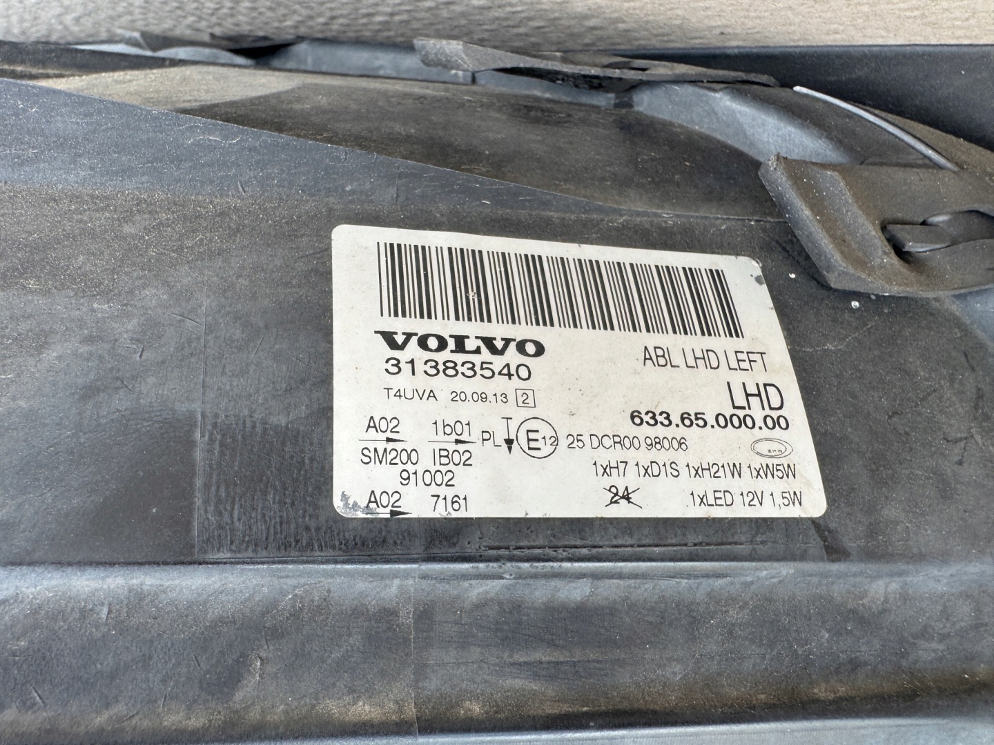Frontscheinwerfer Volvo S70/V70/XC70 V70 31383540LA Xenon Links Headlight - Thumbnail 8