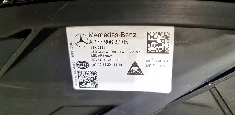 Frontscheinwerfer Mercedes-Benz A-Klasse W177 A1779063705 High Performance LED Links Headlight - Thumbnail 4