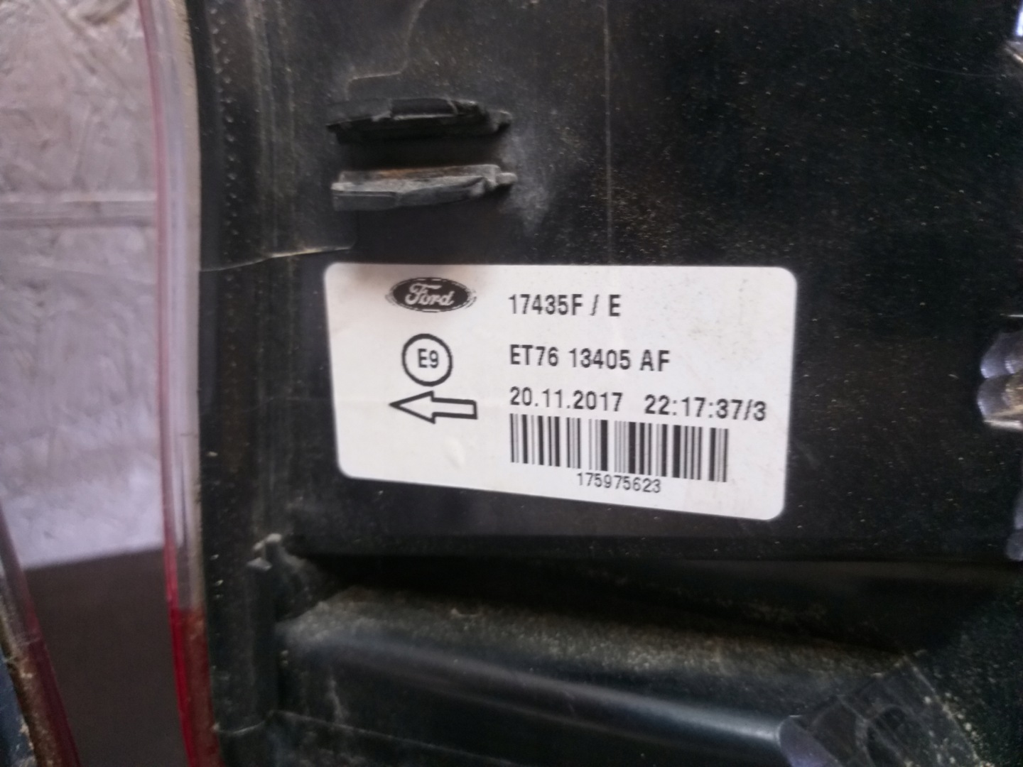 Ford Tourneo Courier 2 Mk2 Rückleuchte ET7613405AFET Rearlamp - Thumbnail 3