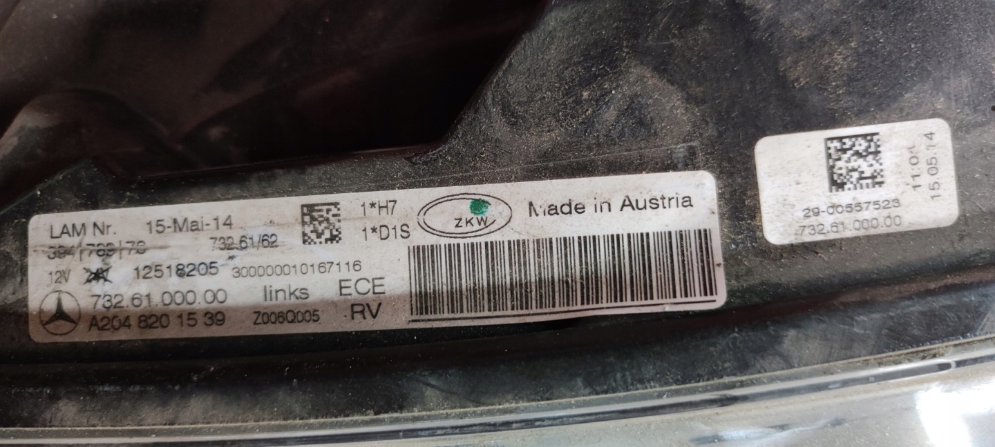 Frontscheinwerfer Mercedes-Benz C-Klasse W204 A2048201539 LED Links Headlight - Thumbnail 11