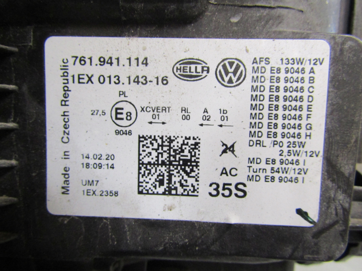 Frontscheinwerfer VW Touareg 761 761941114 LED Rechts Scheinwerfer Headlight - Thumbnail 12