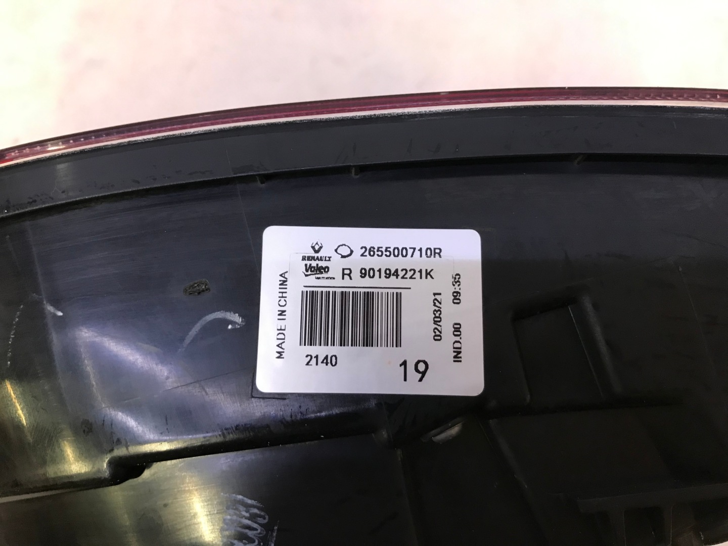 Renault Koleos RZG Rückleuchte 265500710R Rearlamp - Thumbnail 5