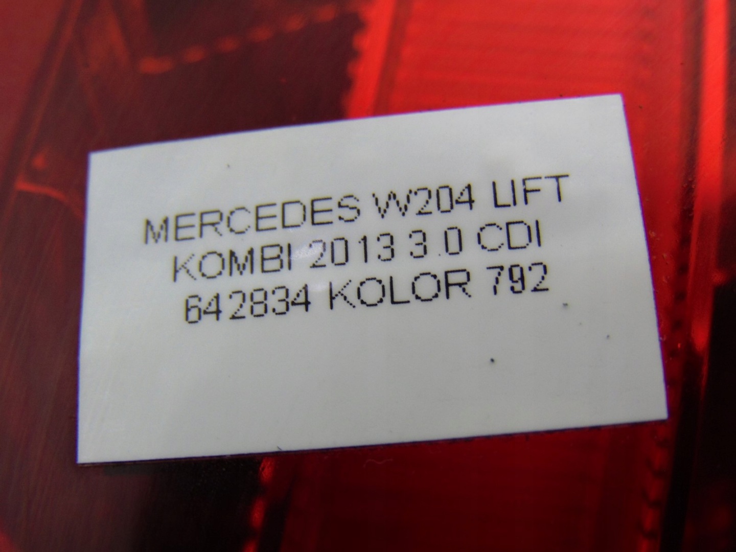 Mercedes-Benz C-Klasse W204 Rückleuchte A2048206264 Rearlamp - Thumbnail 5