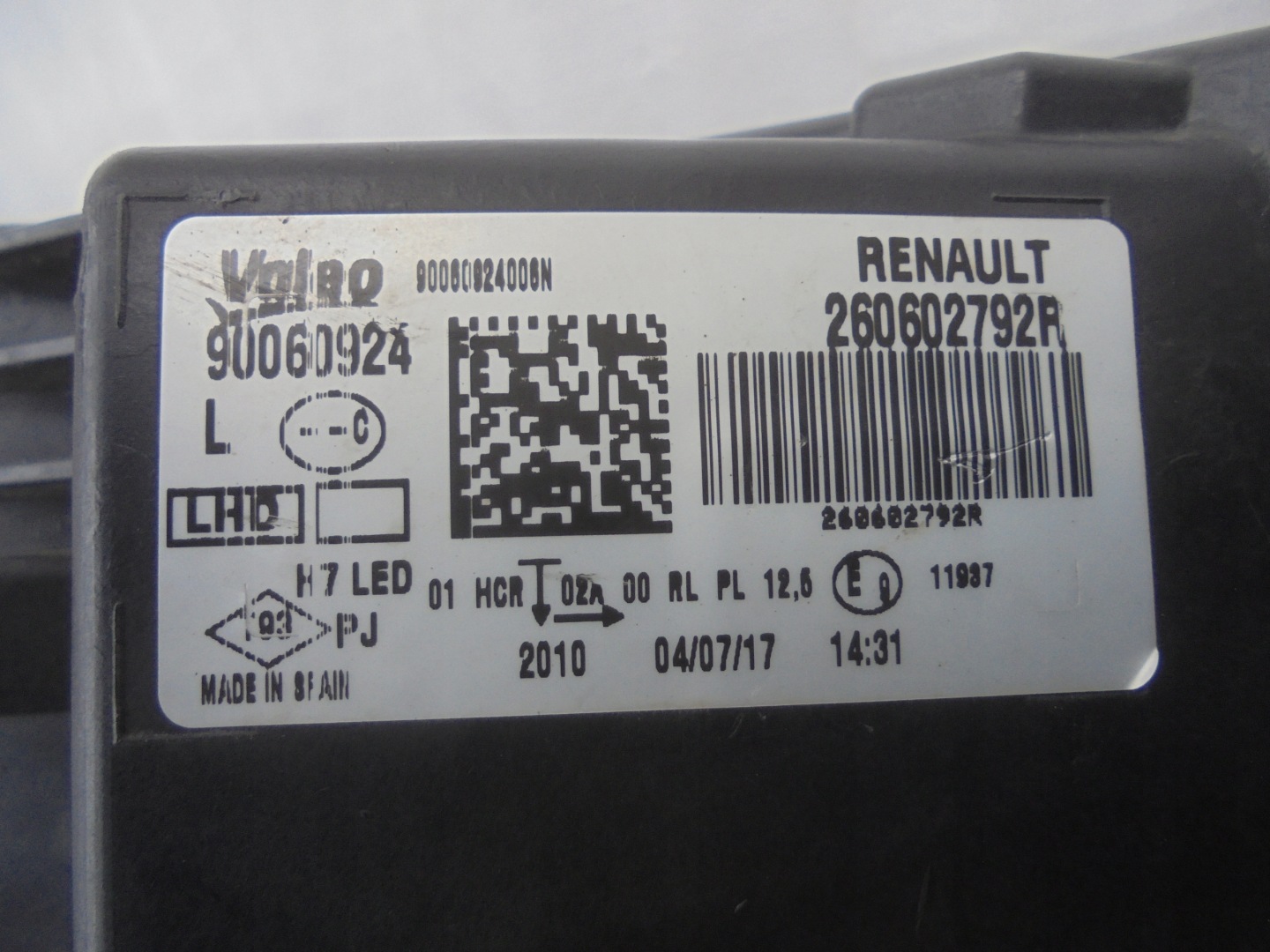 Frontscheinwerfer Renault Mégane I BA.. 260602792R LED Links Headlight - Thumbnail 7