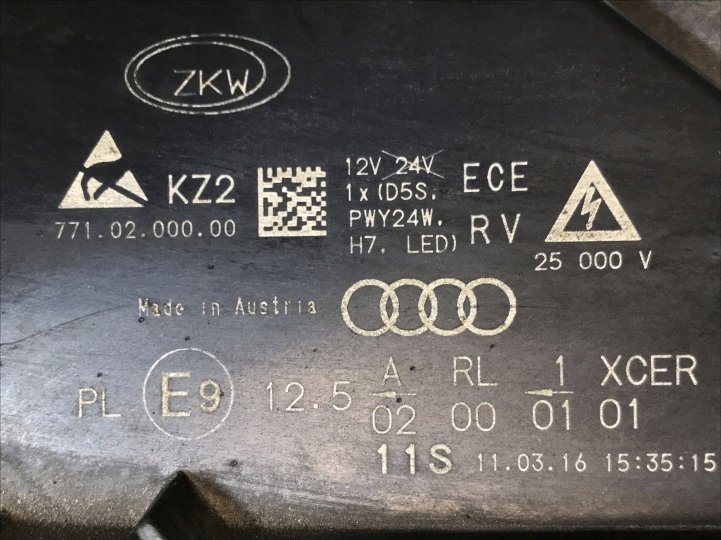 Frontscheinwerfer Audi Q7 4M0941006 Bi-Xenon Rechts Scheinwerfer Headlight - Thumbnail 11
