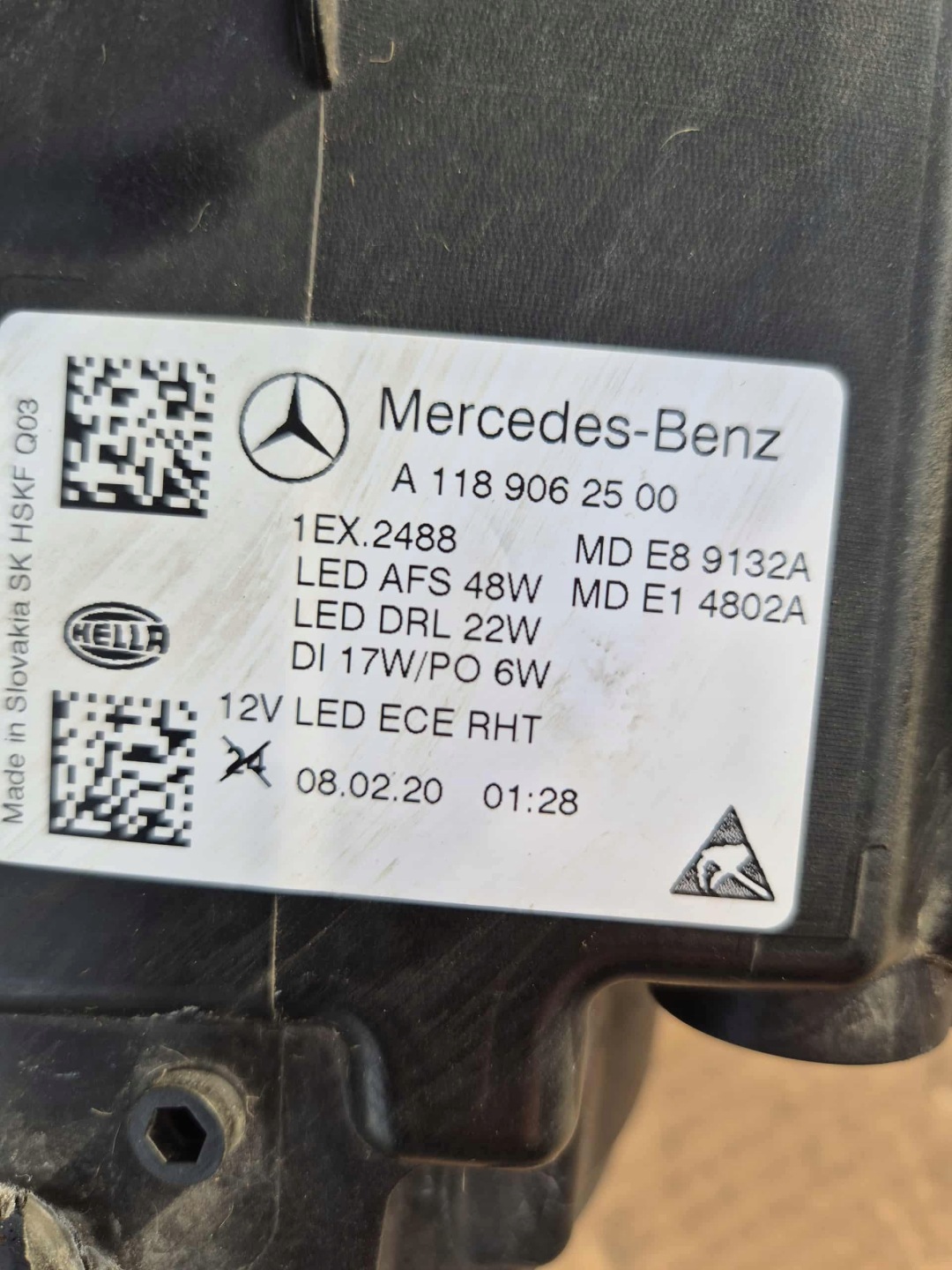 Frontscheinwerfer Mercedes-Benz CLA C118 A1189062500 LED Links Headlight - Thumbnail 8