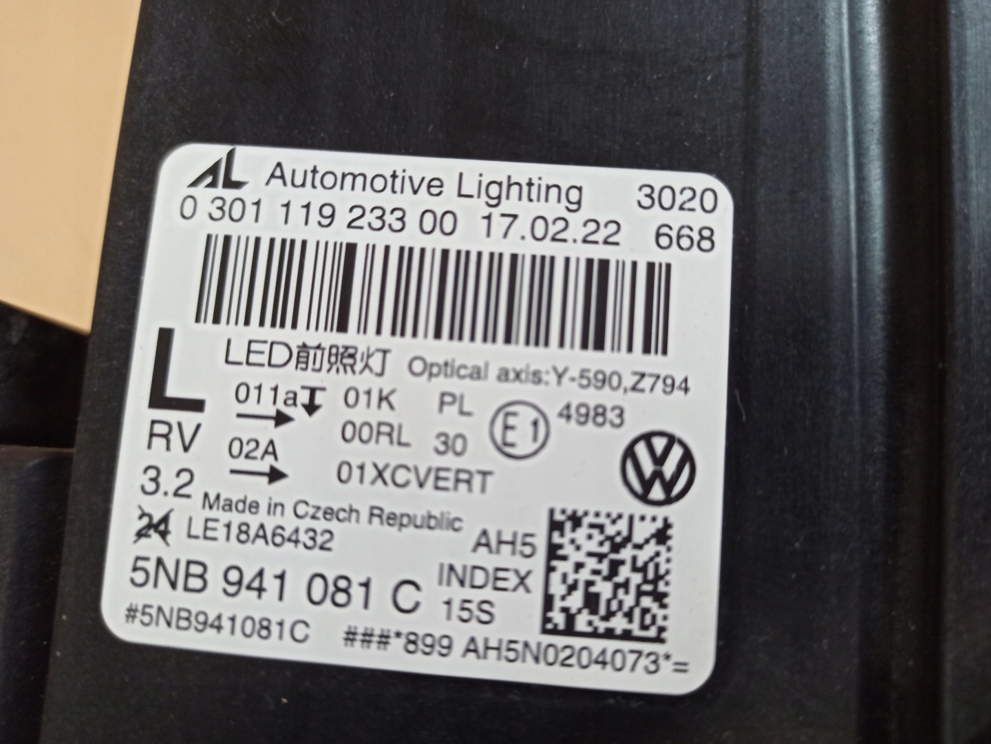 Frontscheinwerfer VW Tiguan 5NB941081C Facelift LED Links Scheinwerfer Headlight - Thumbnail 11