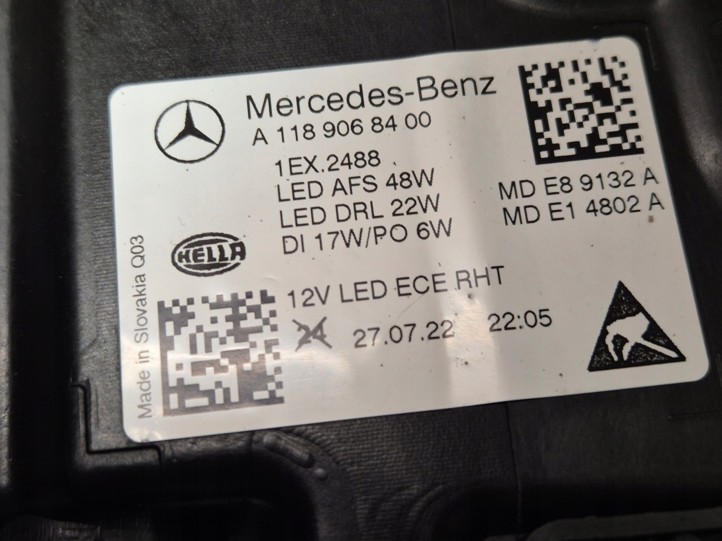 Frontscheinwerfer Mercedes-Benz CLA C118 A1189068400 High Performance LED Links Headlight - Thumbnail 10