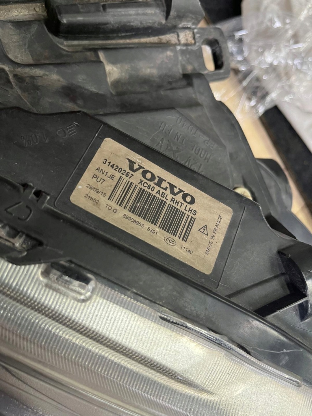 Frontscheinwerfer Volvo XC60 31420257 Xenon Links Scheinwerfer Headlight - Thumbnail 6