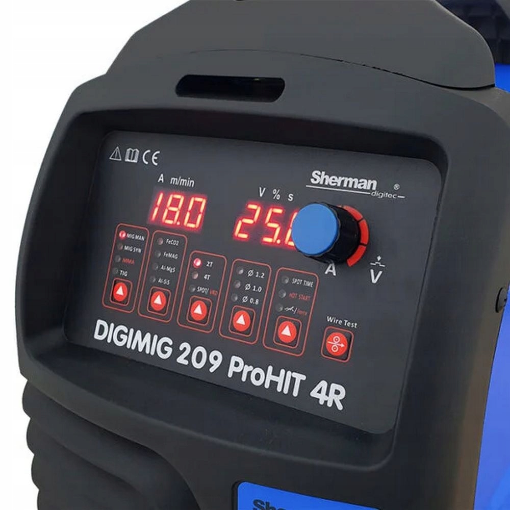 Sherman Spawarka DIGIMIG 209 ProHIT 4R IGBT 230V 200A SYNERGIA VRD